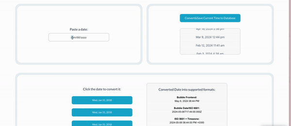 Air Date Time Converter Plugin for Bubble preview