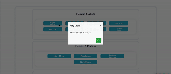 Popup #alert #notification #modal Plugin for Bubble preview
