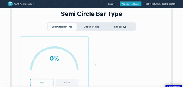 Progress Bars Pro Plugin for Bubble preview