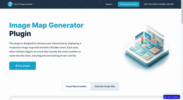 Image Map Generator Plugin for Bubble preview