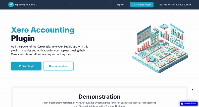 Xero Accounting Plugin for Bubble preview