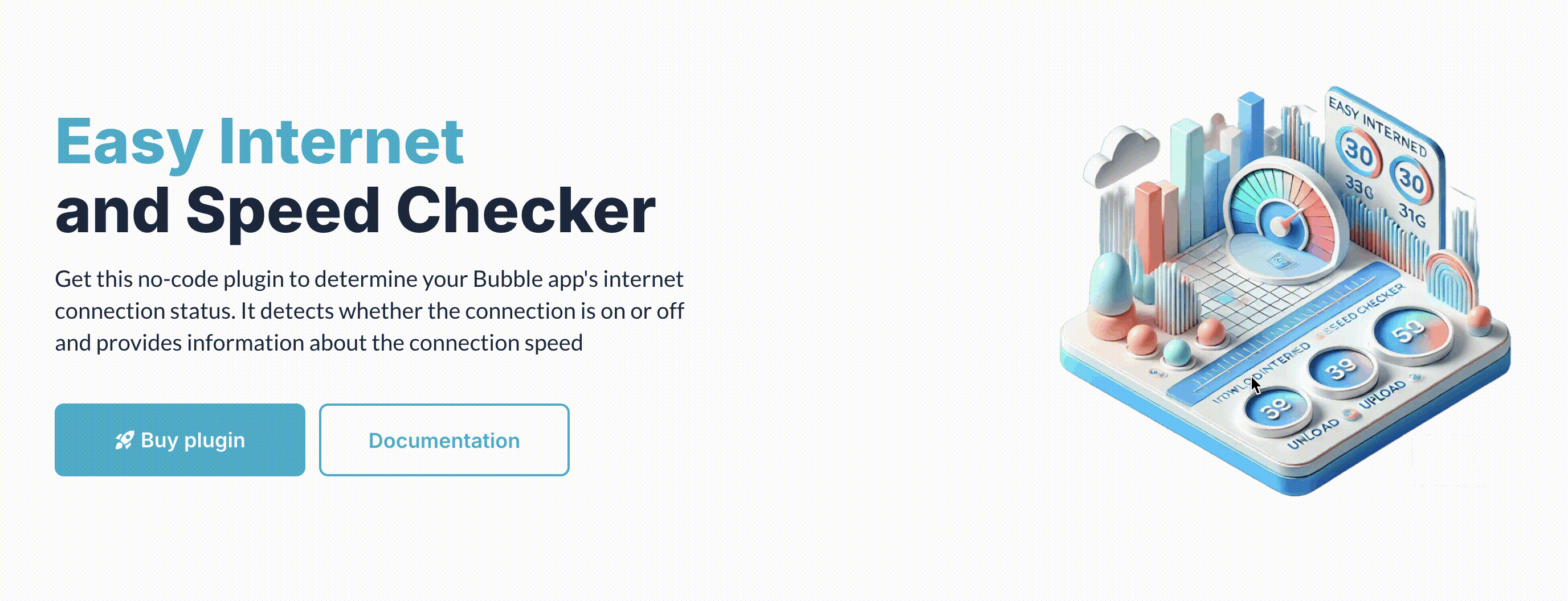 Easy Internet and Speed Checker Plugin for Bubble preview