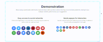 Social Share Buttons Plugin for Bubble preview
