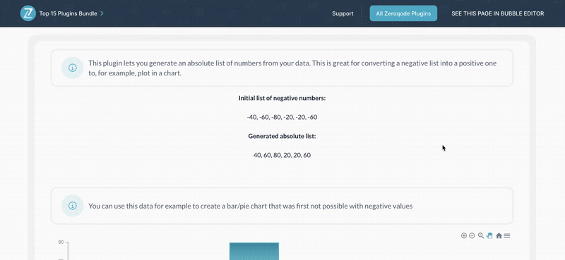 Generate an Absolute List Plugin for Bubble preview
