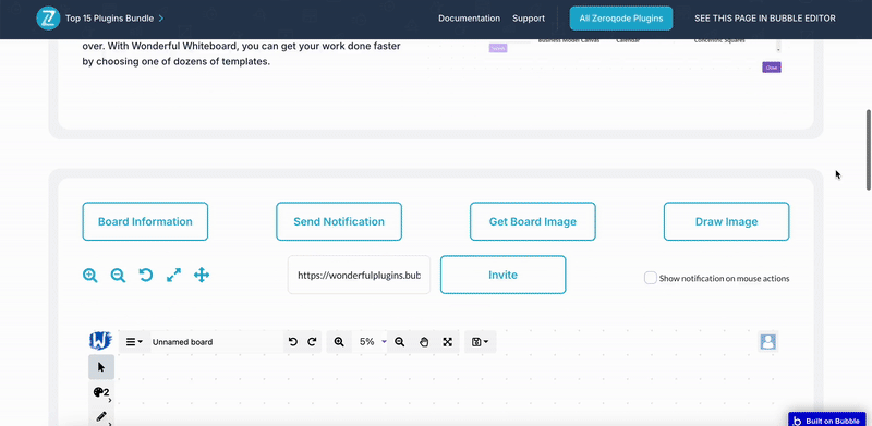Air Whiteboard Plugin for Bubble preview