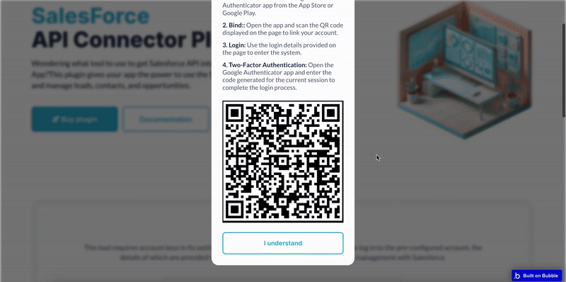 SalesForce API Connector Plugin for Bubble preview