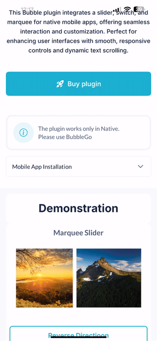 UI Components Bubble Mobile Plugin preview
