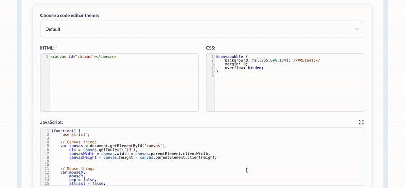 Code Editor Snippet Plugin for Bubble preview
