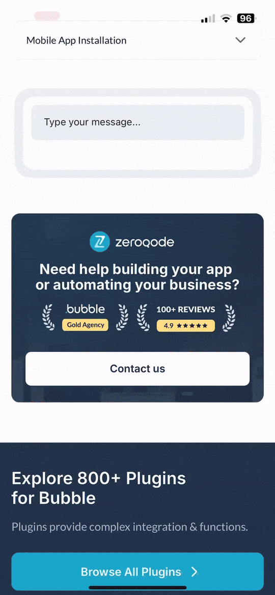 Mention and Tag Bubble Mobile Plugin preview