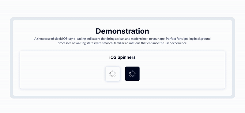 iOS Style Spinner Plugin for Bubble preview