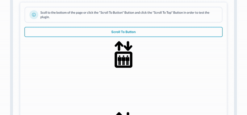Elevator Effect on Scroll Plugin for Bubble preview