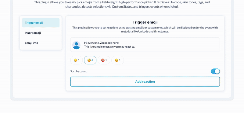 Lightweight Emoji Picker Pro Plugin for Bubble preview