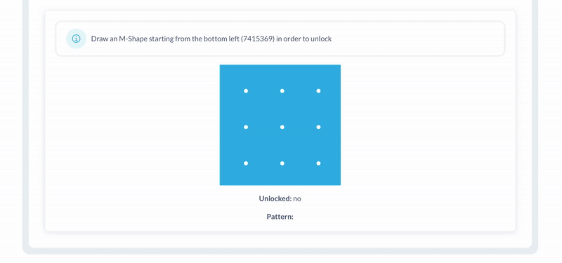 Pattern Lock Screen Plugin for Bubble preview