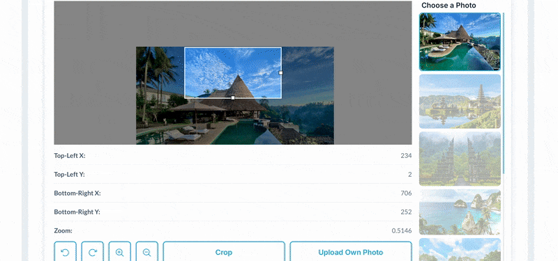 Simple Image Cropper Plugin for Bubble preview