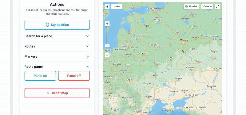 Yandex Geo Map Plugin for Bubble preview