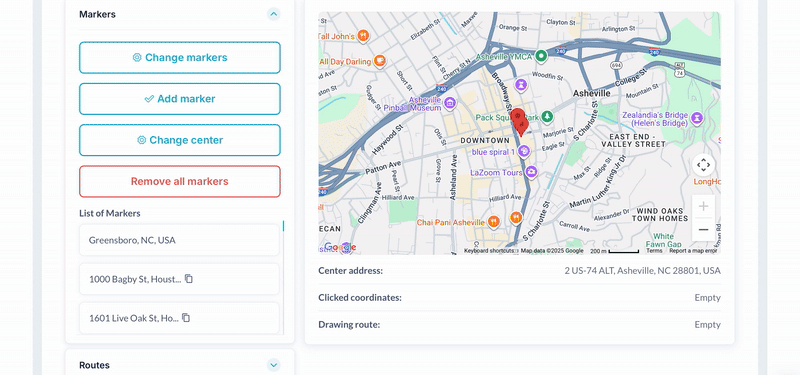 Google Maps Custom Markers Plugin for Bubble preview