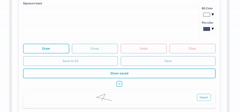 Advanced Signature Pad / Sketchpad Plugin for Bubble preview