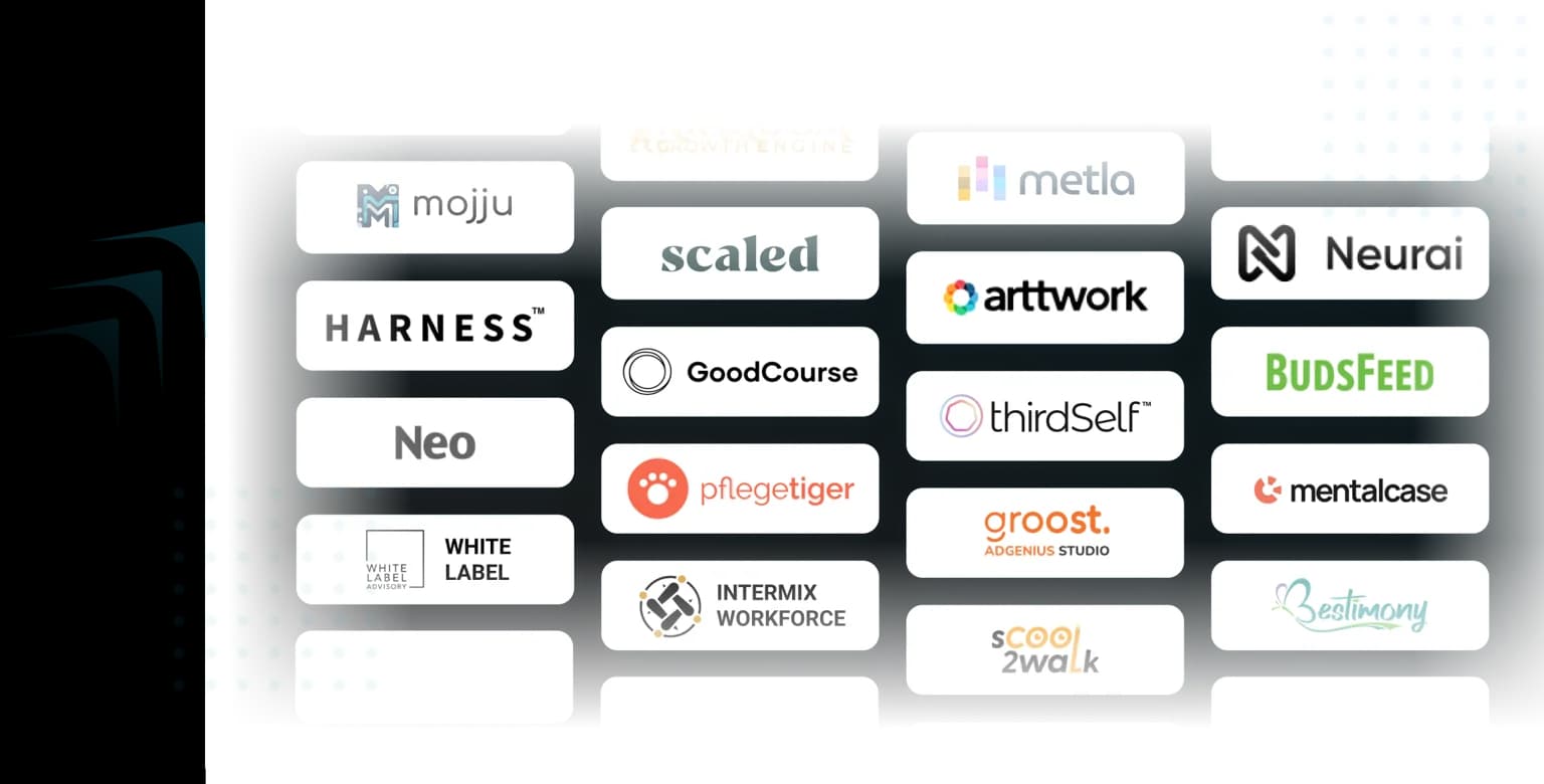 Screens of apps built by Zeroqode