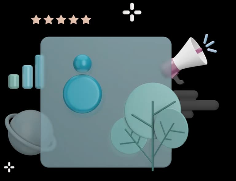 Illustration of a team working on no-code products at Zeroqode