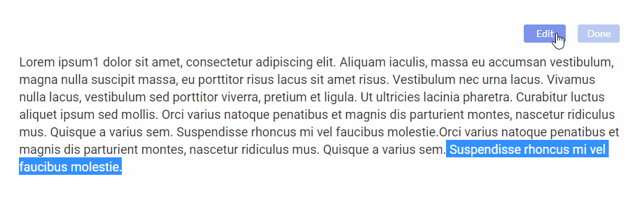 Editable Text Elements Plugin for Bubble preview