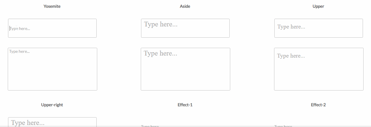 Animations and Effects for Inputs Plugin for Bubble preview
