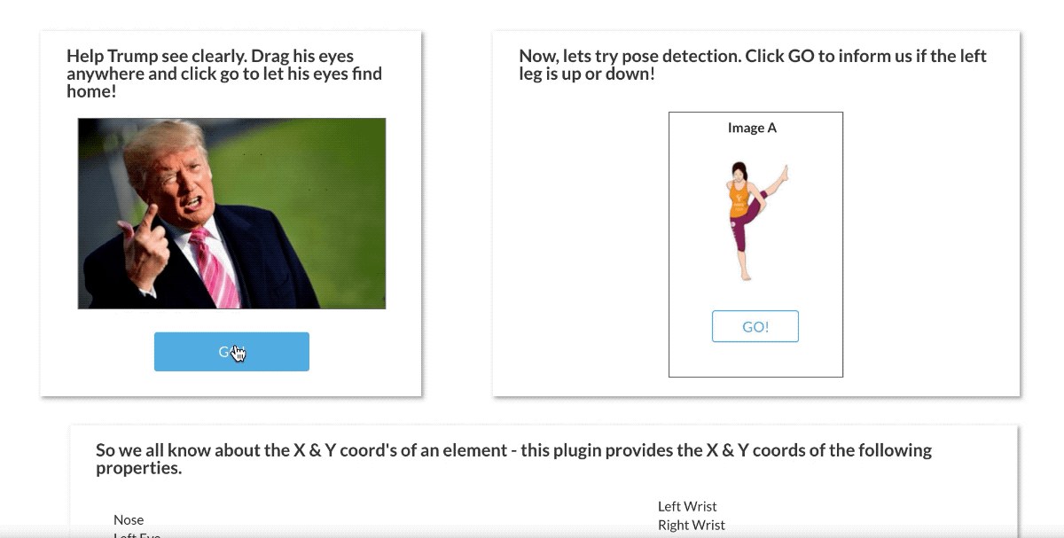 Face, Body and Pose Detection Plugin for Bubble preview